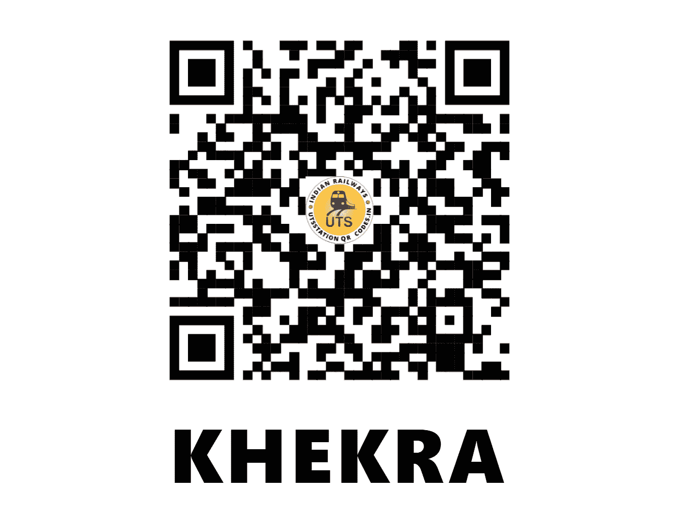 UTS QR Code for KHEKRA - KEX (NR - UTTAR PRADESH)